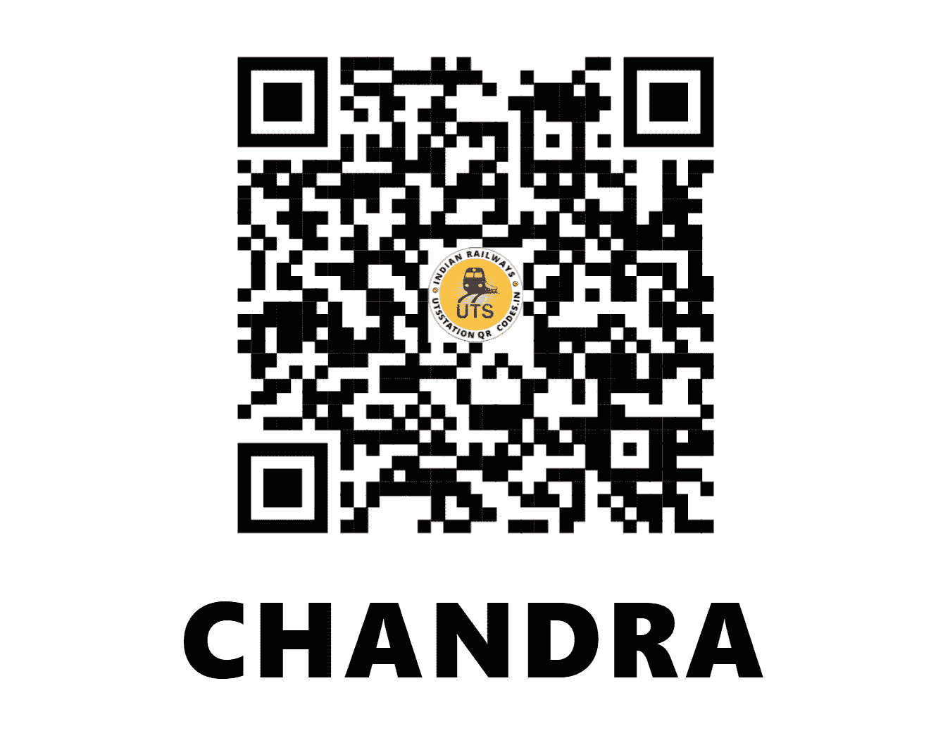 UTS QR Code for CHANDRA - CNRF - SE (WEST BENGAL)